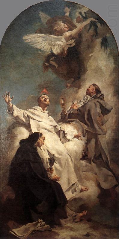 PIAZZETTA, Giovanni Battista Three Dominican Saints sg china oil painting image